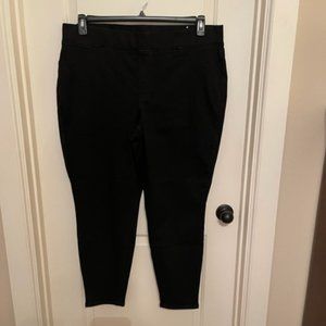 Talbots Black Denim Jeggings 20W NWOT